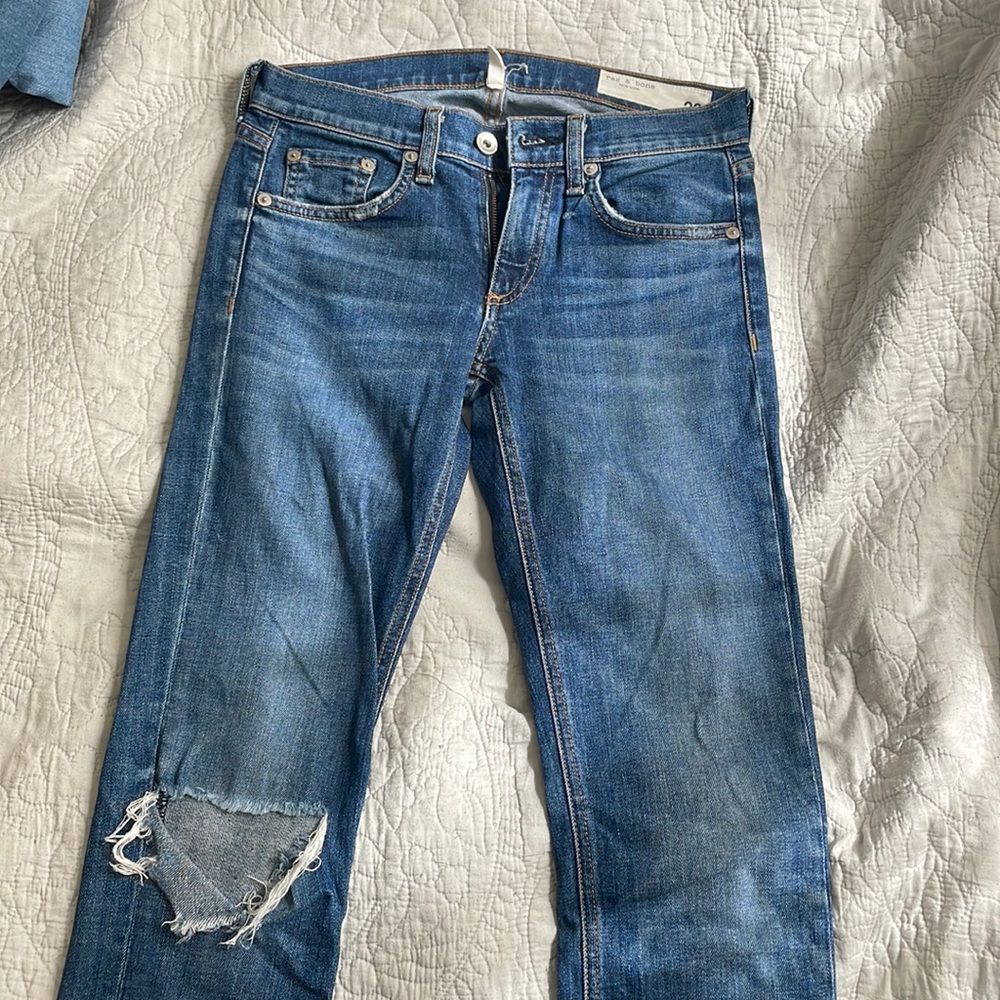 Rag&bone , skinny jeans, blue , low rise , brand new